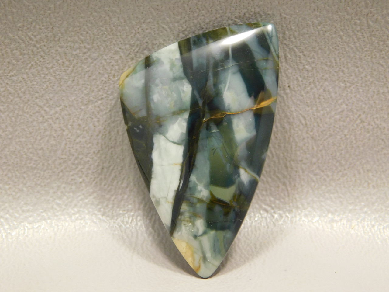 Morrisonite Jasper Blue Triangle Stone Cabochon #17