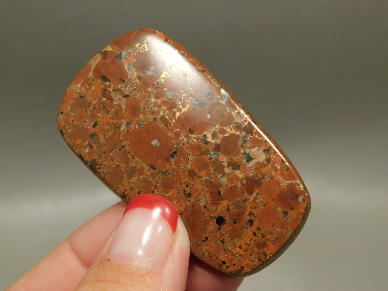 Cabochon Copper Rose Native Copper Stone Semi Precious Rare Gemstone #7