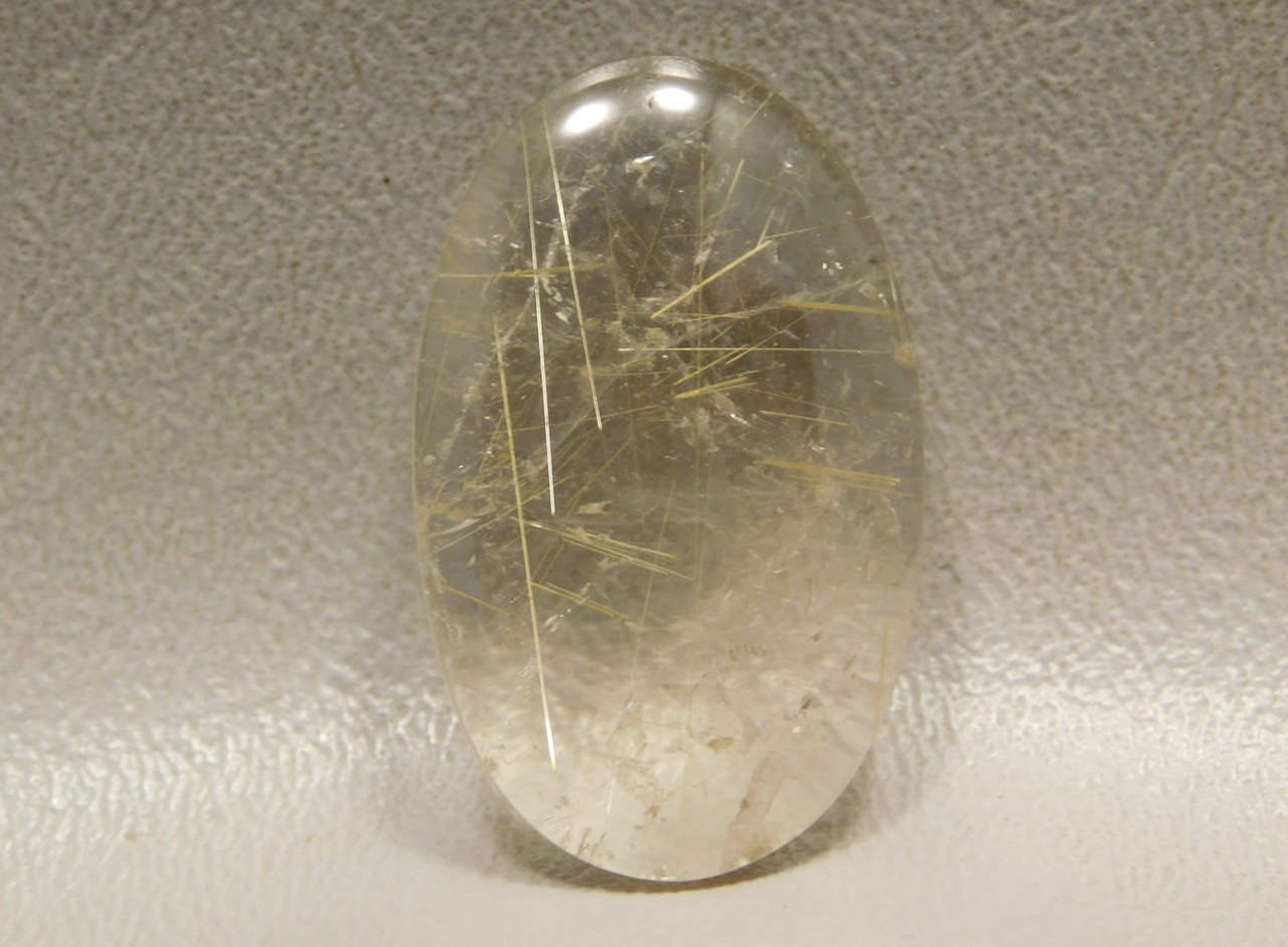 Rutilated Quartz Designer Semi Precious Gemstone Cabochon #13