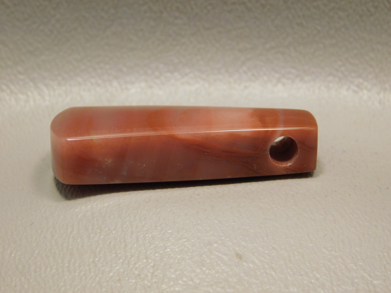 Arizona Rainbow Petrified Wood Stone Bead Pendant #5