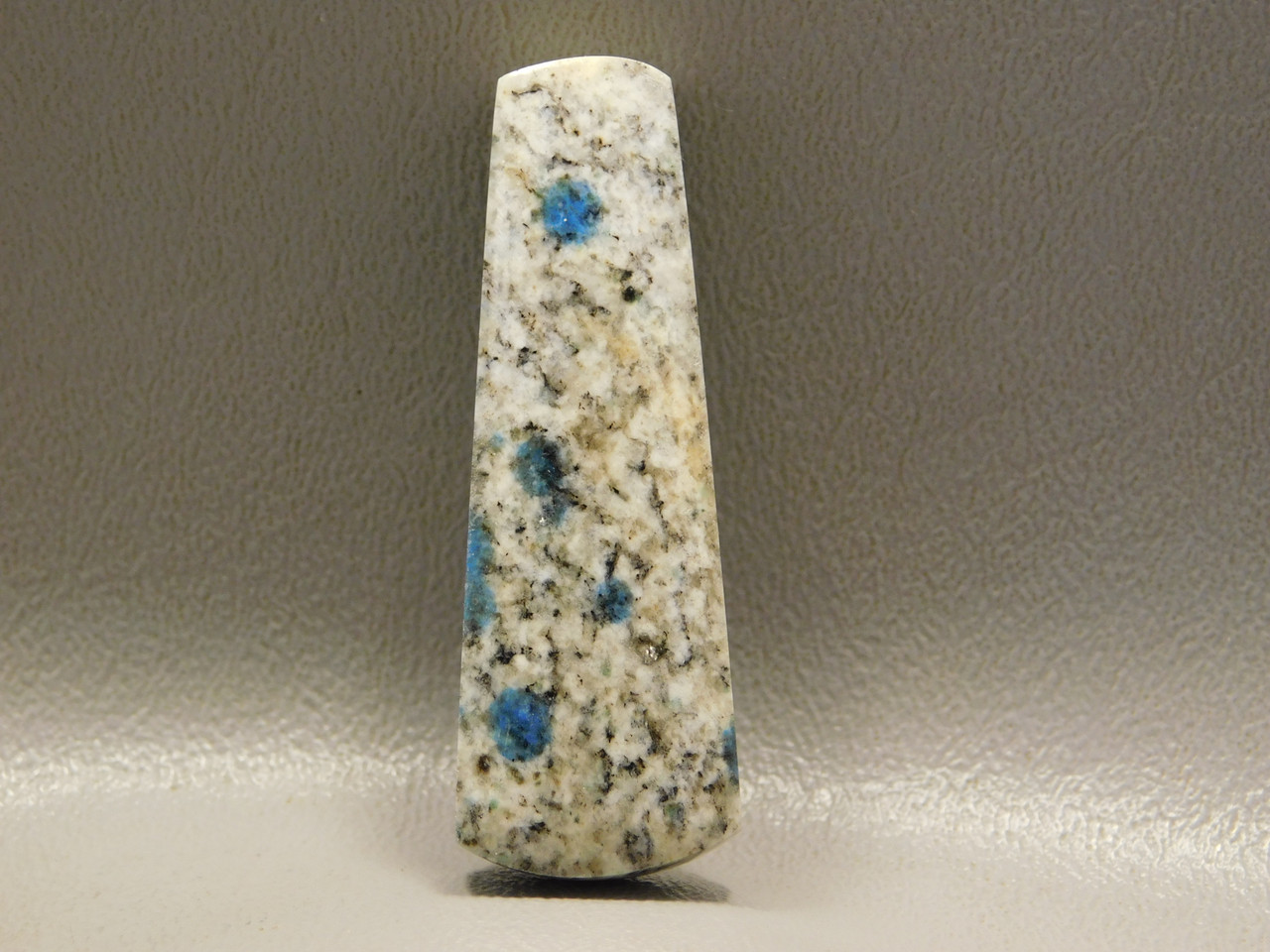 K2 Azurite Granite Stone Bead Pendant #5