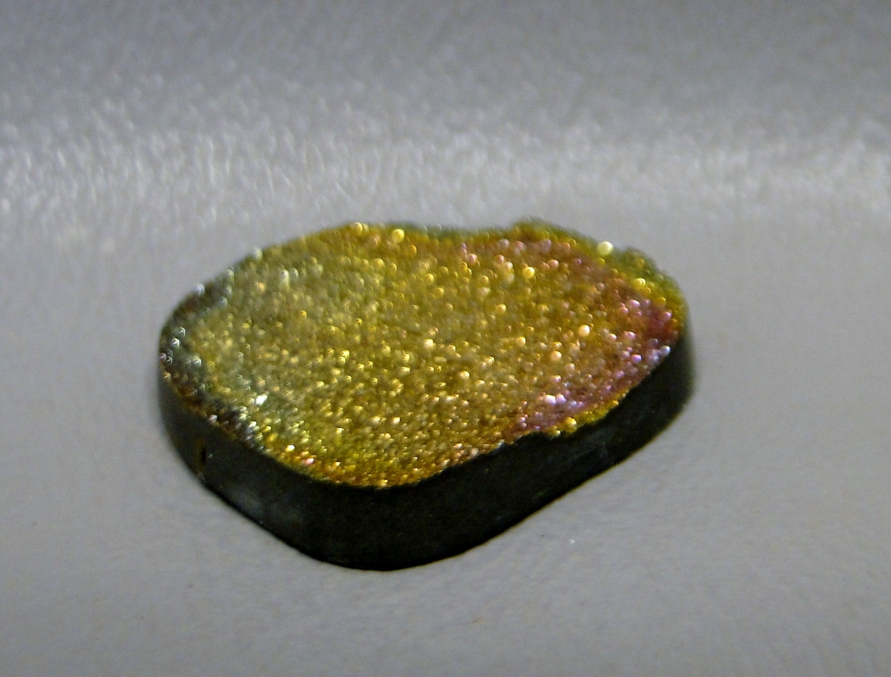 Rainbow Pyrite Iridescent Stone Cabochon #8