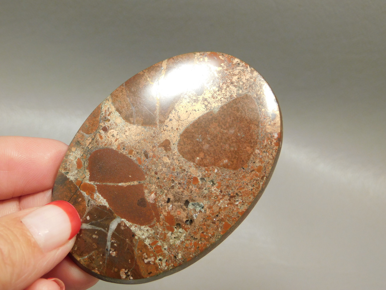 Designer Cabochon Copper Rose Native Copper Stone Rare Red Stone xl1