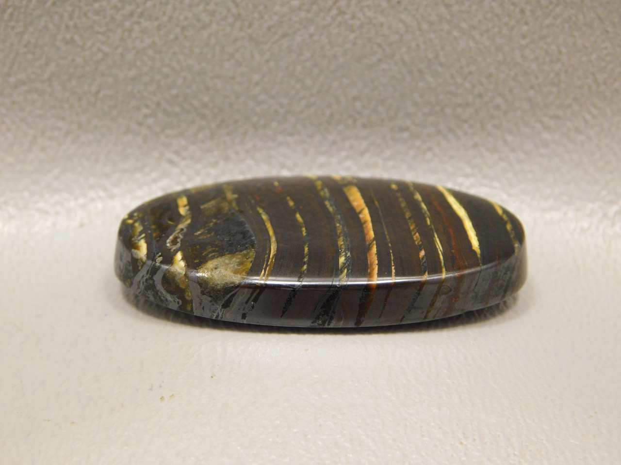 Tiger Iron Designer Cabochon Shimmering Gold Flash #11