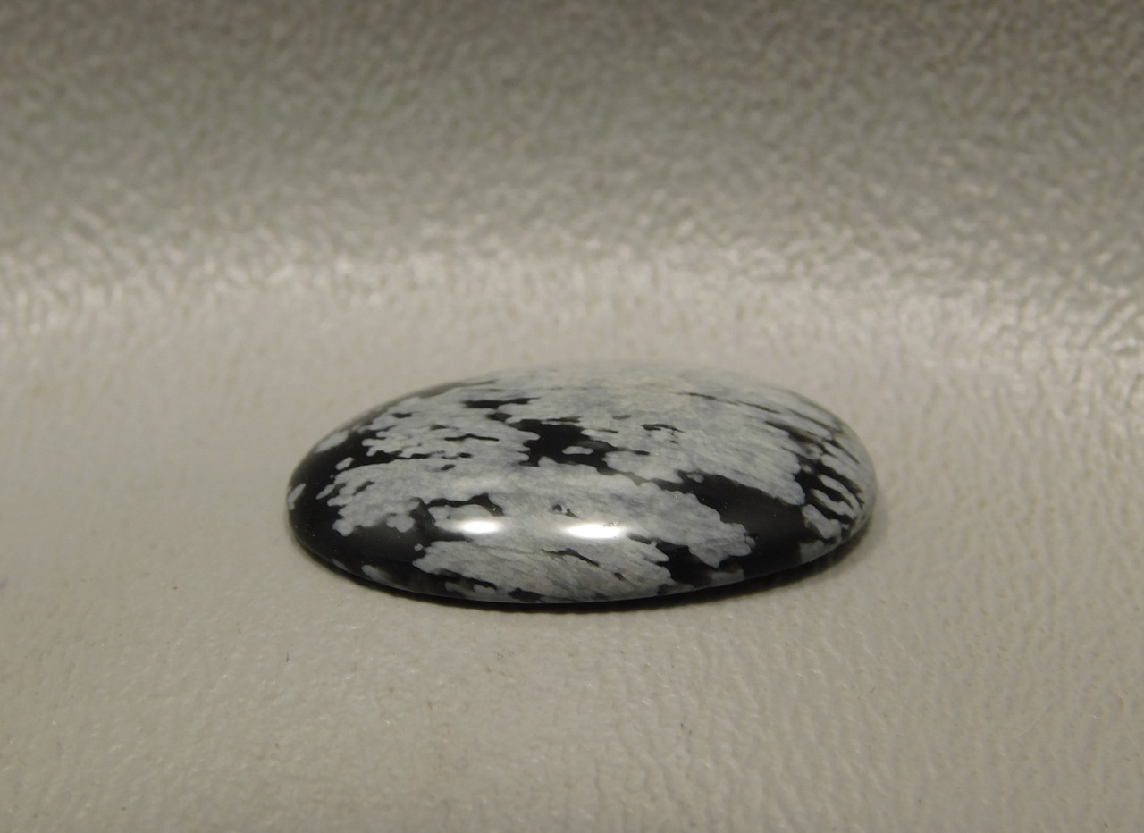 Snowflake Obsidian Cabochon Loose Stone for Jewelry Making #8