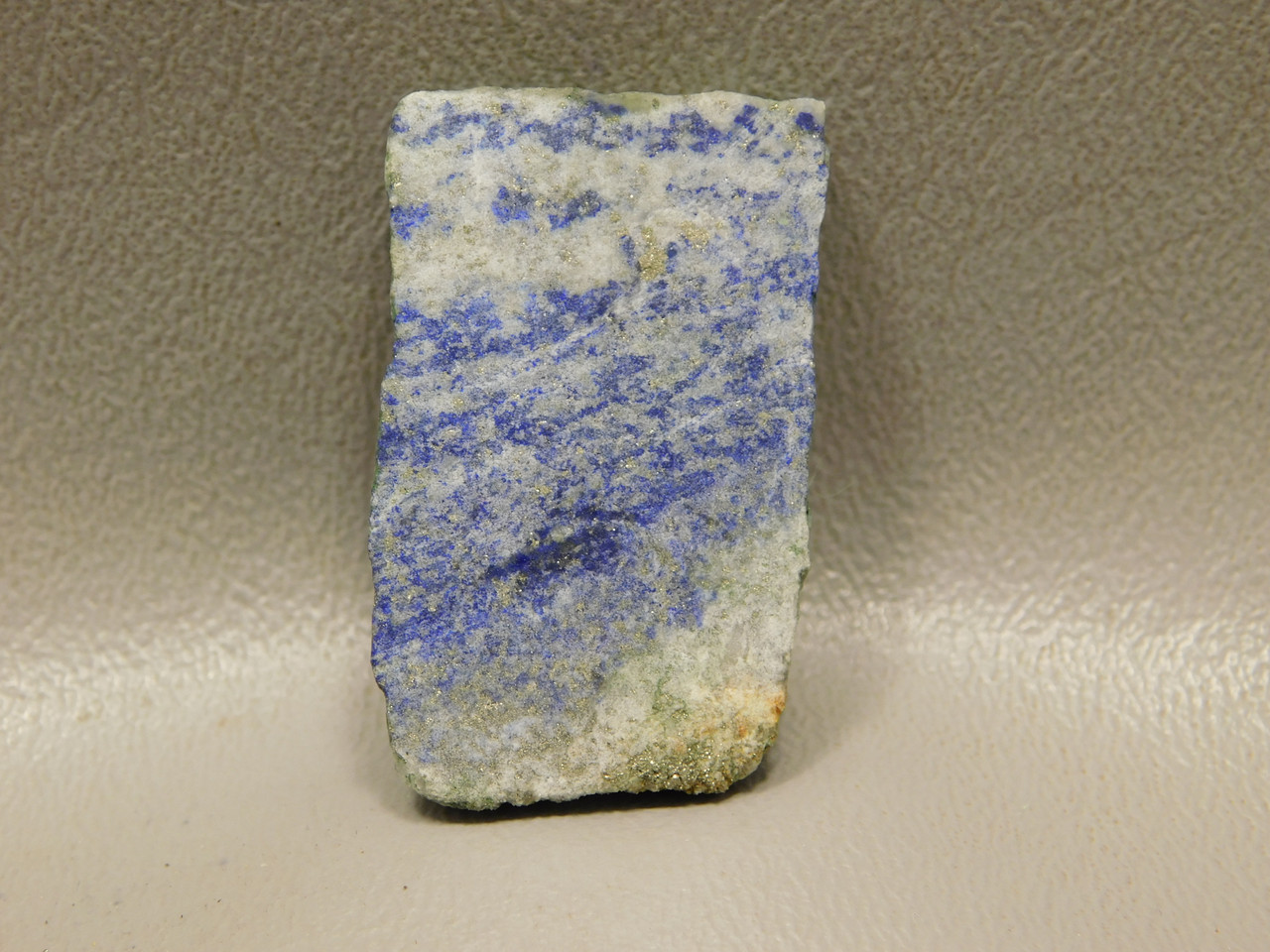 Blue and White Lapis Natural Freeform Slab Cabochon #S11