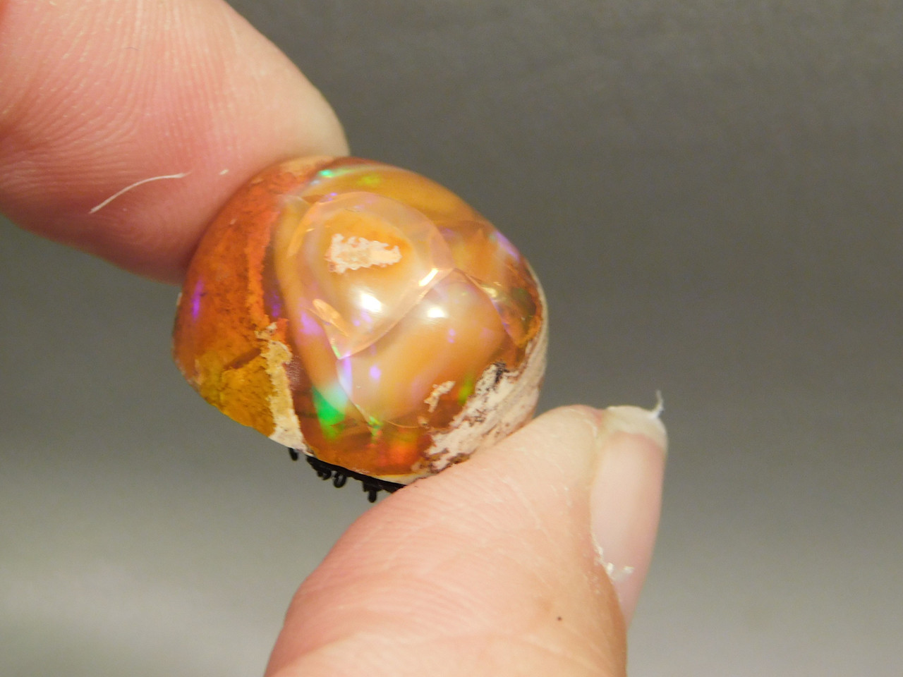 Mexican Fire Opal Cabochon Semi Precious Gemstone 3