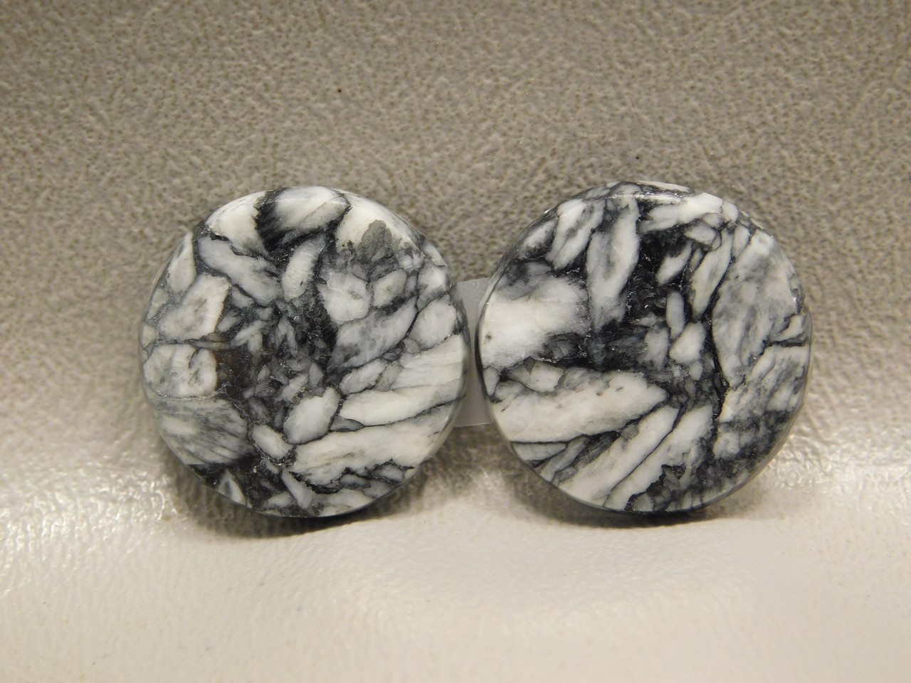 Pinolith or Pinolite Matched Pair Stone Cabochons #22