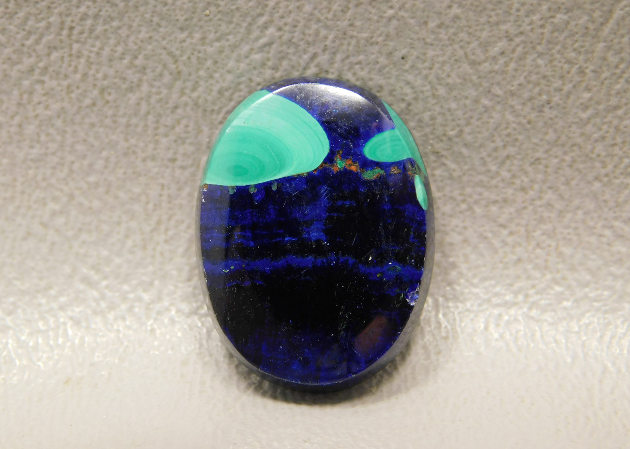 Azurite Malachite Gemstone Blue Green Small Cabochon #23