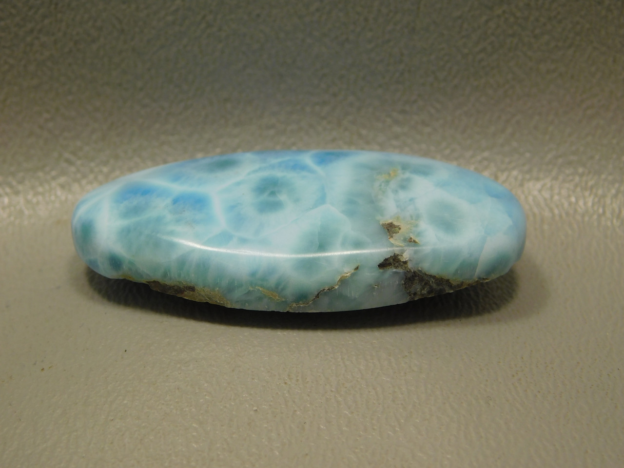 Larimar Cabochon Stone Blue Pectolite Semi Precious Gemstone #9