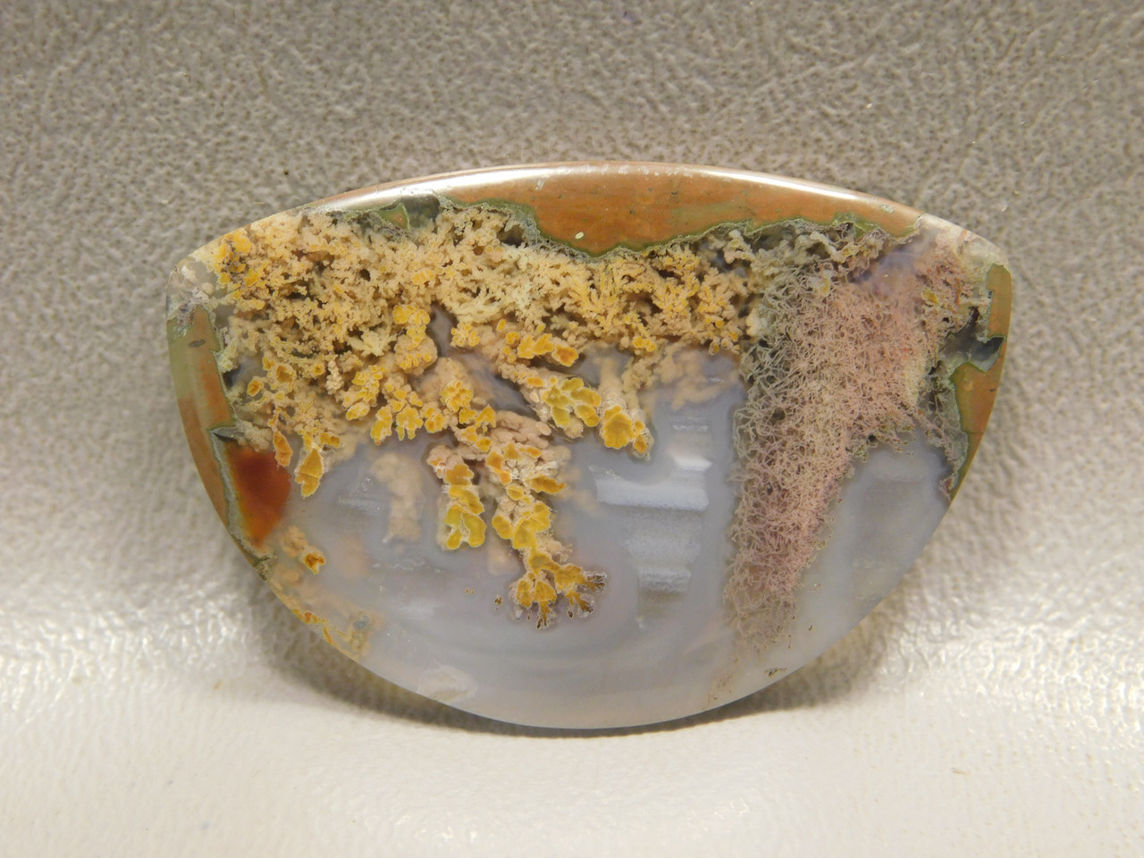 Priday Plume Agate Jewelry Stone Cabochon #1