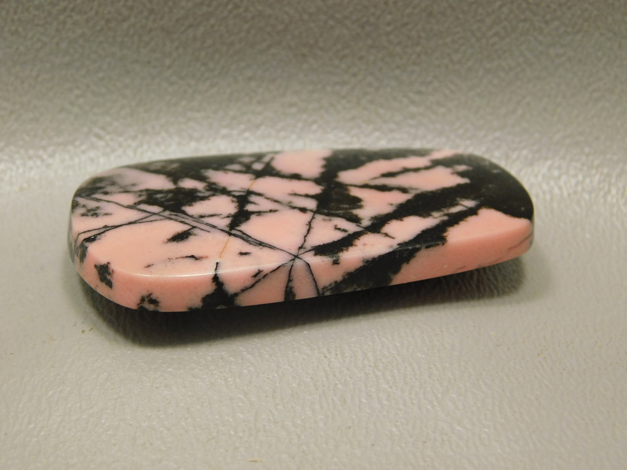 Cabochon Rhodonite Pink and Black Jewelry Stone Australia #17