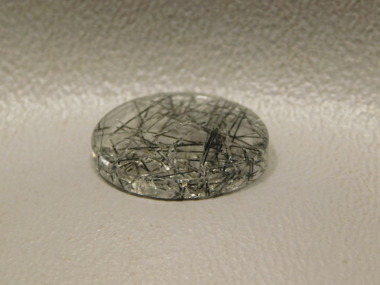 18 mm Round Tourmaline Quartz Crystal Stone Cabochon #22