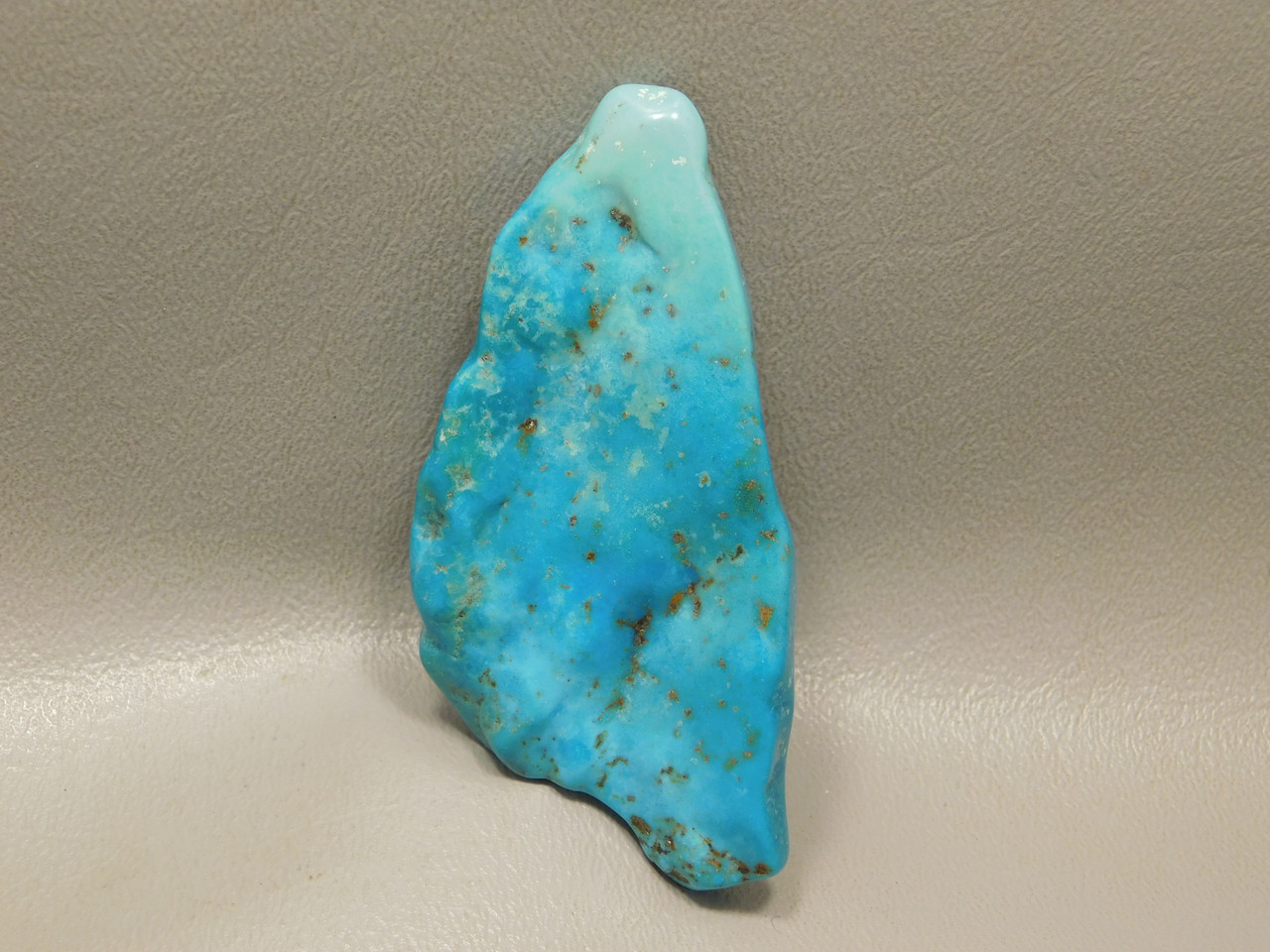 Turquoise Nugget 3 inch Tumble Polished Blue Stone Wire Wrap #N2