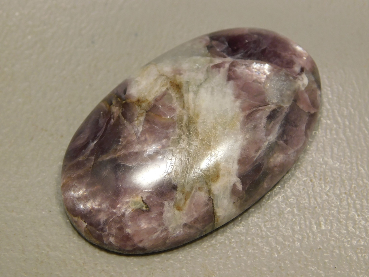 Lavender Purple Lepidolite Semi Precious Gemstone Cabochon #4