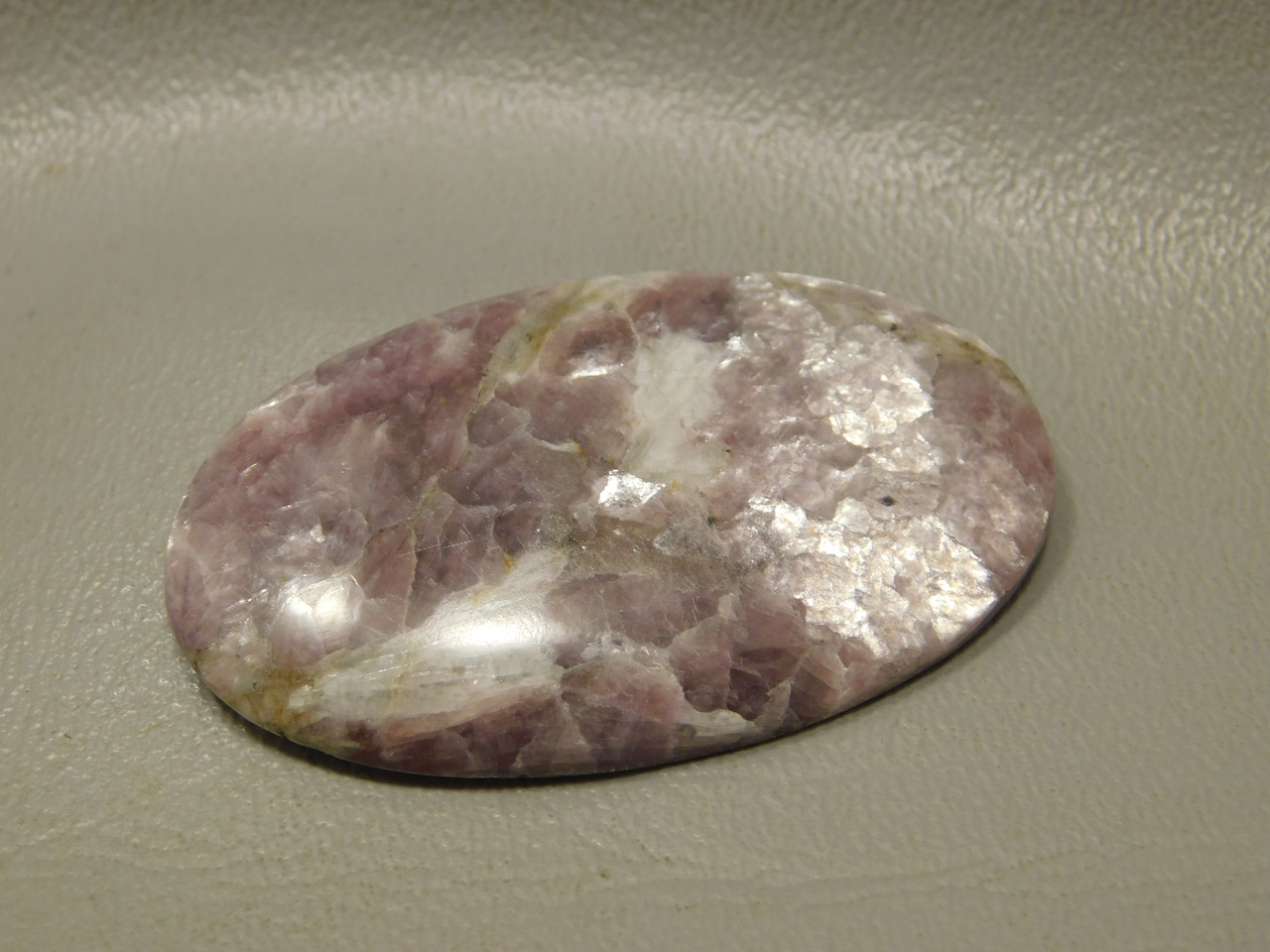 Purple Lepidolite Stone Designer Cabochon for Jewelry #12