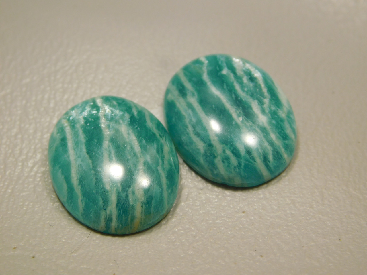 Amazonite Matched Pairs Cabochons Semiprecious Gemstones #20