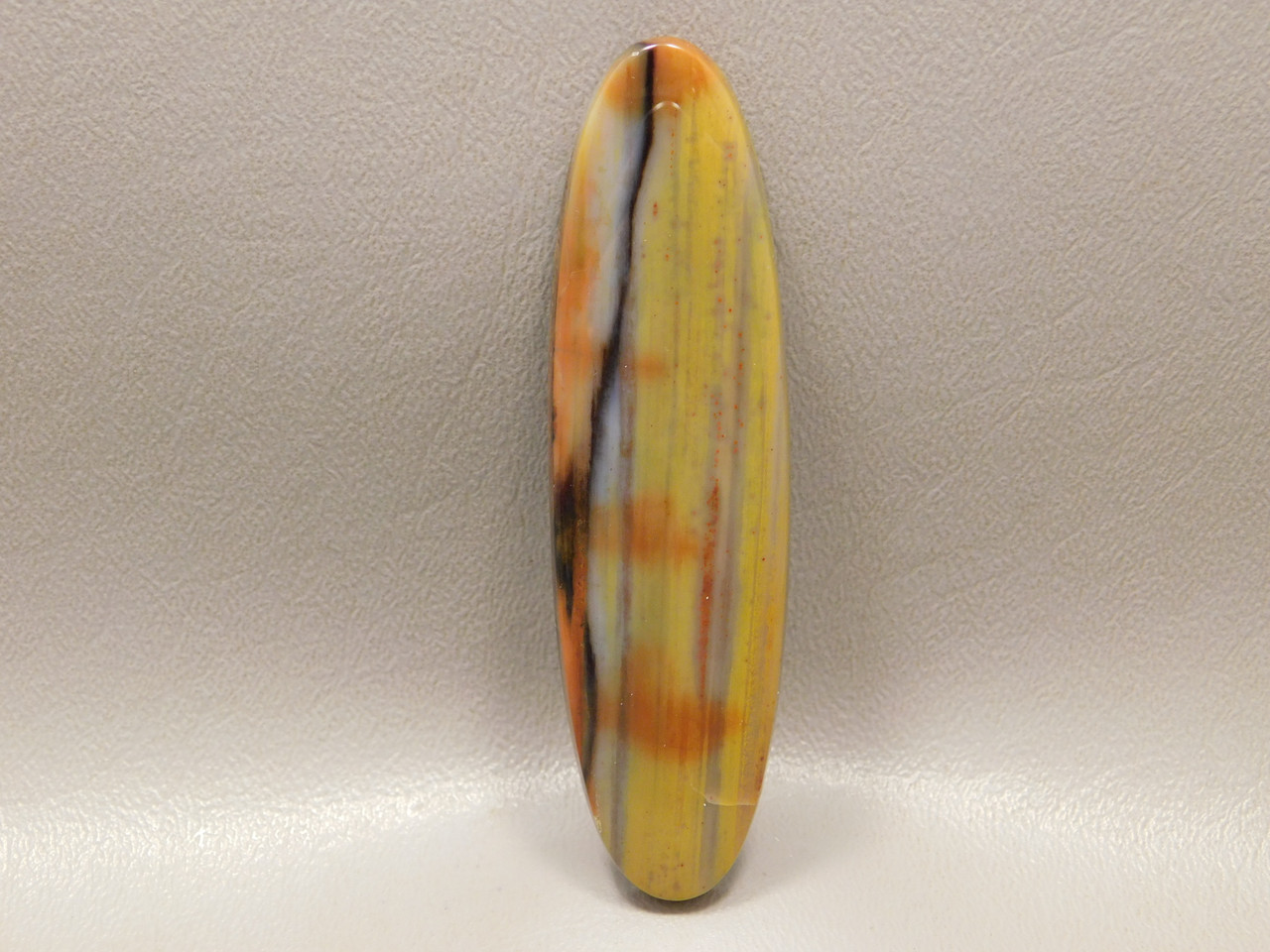 Large Petrified Fossilized Wood Collector Yellow Cabochon Stone #17