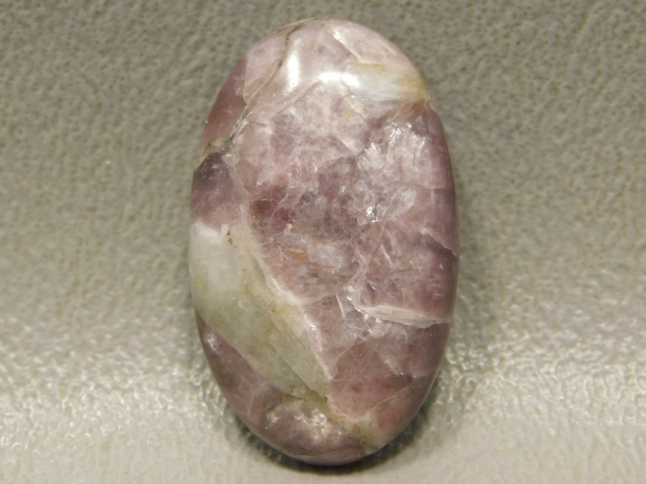 Purple Lepidolite Small Semiprecious Stone Cabochon #23