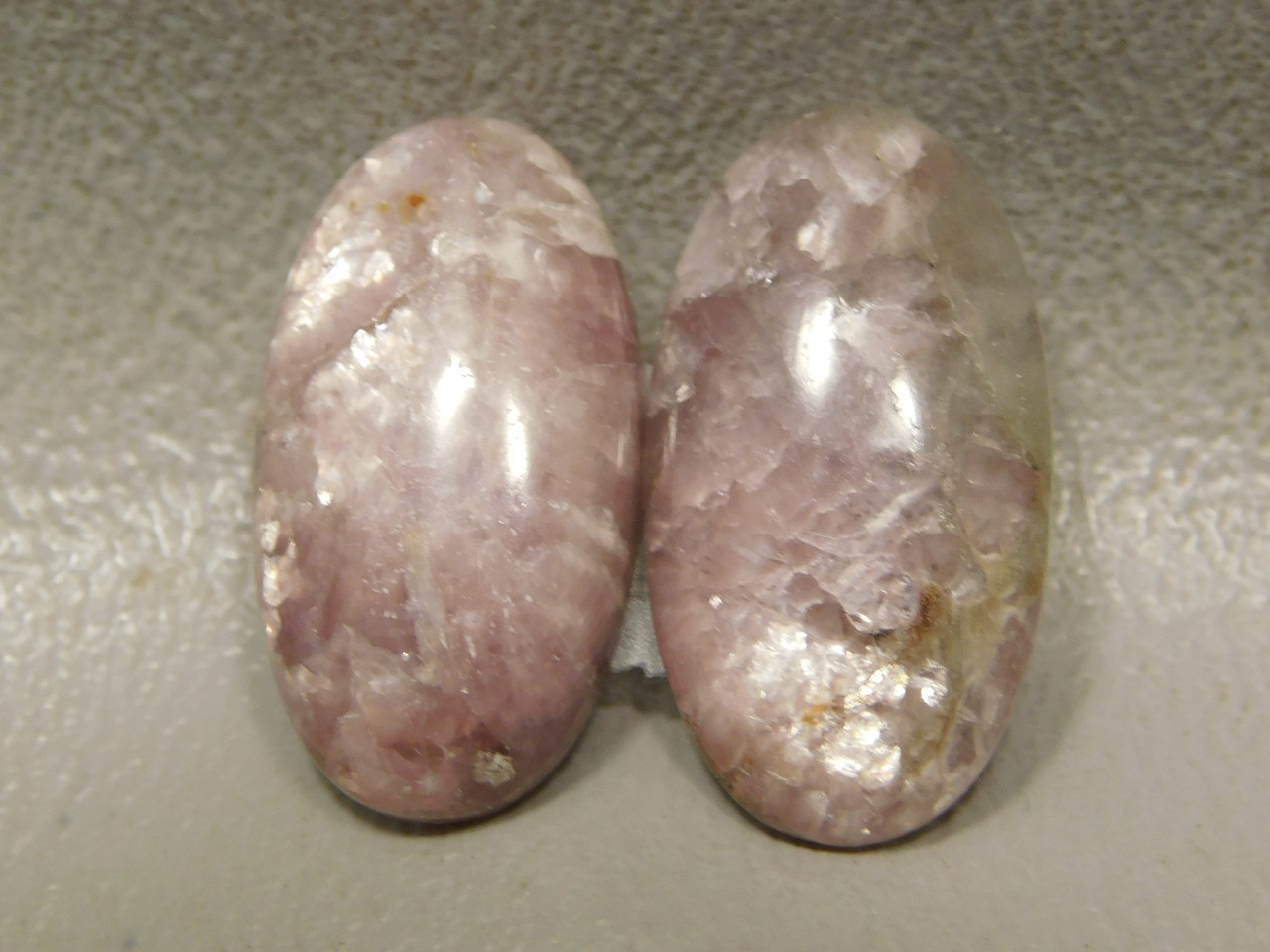 Lepidolite Matched Pairs Cabochons #1