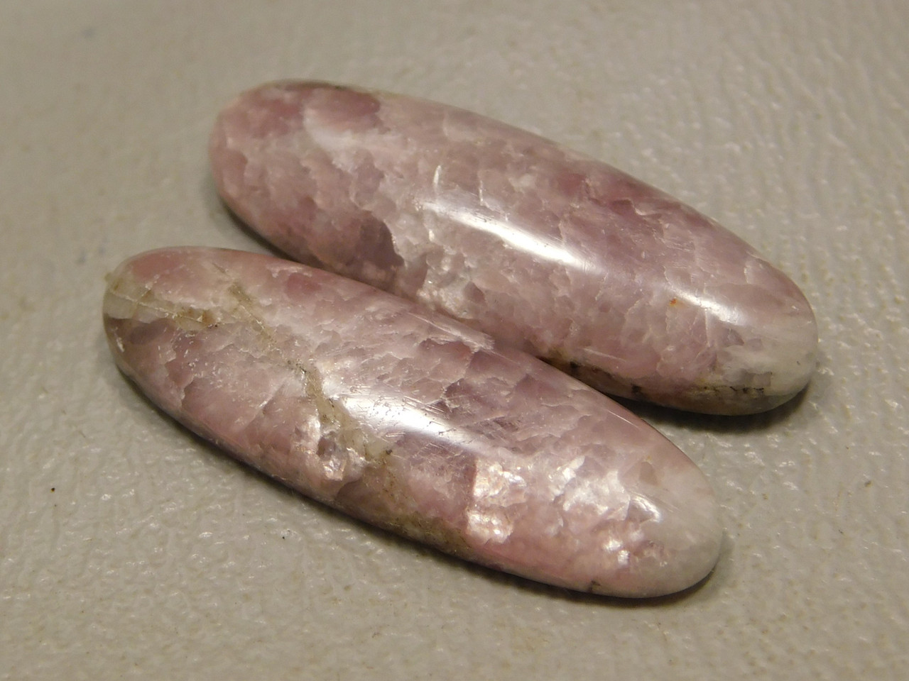 Lepidolite Matched Pairs Cabochons #16 