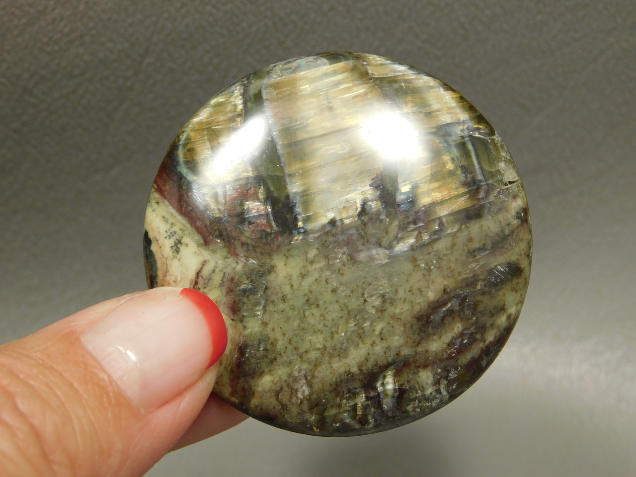 Arizona Pietersite Tiger-eye 40 mm Round Gemstone Cabochon #1