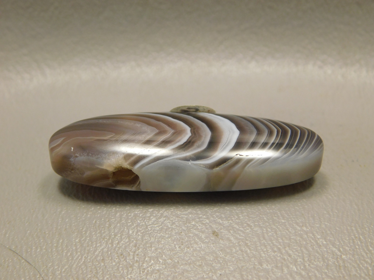 Botswana Agate Stone Bead Pendant #2