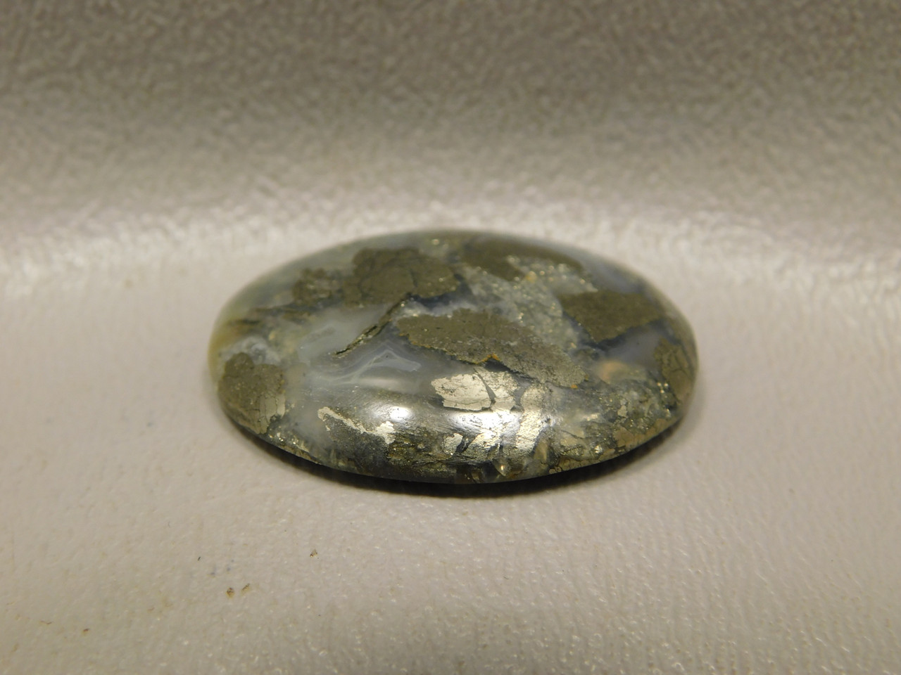 Marcasite and Pyrite Nipomo Agate Cabochon Stone California #16