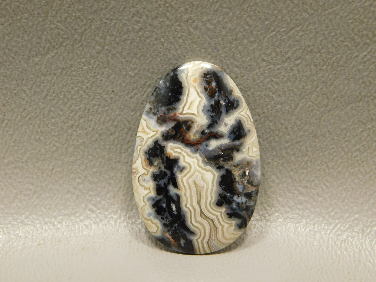 Crazy Lace Agate Cabochon Stone Elliptical or Egg Shaped #12