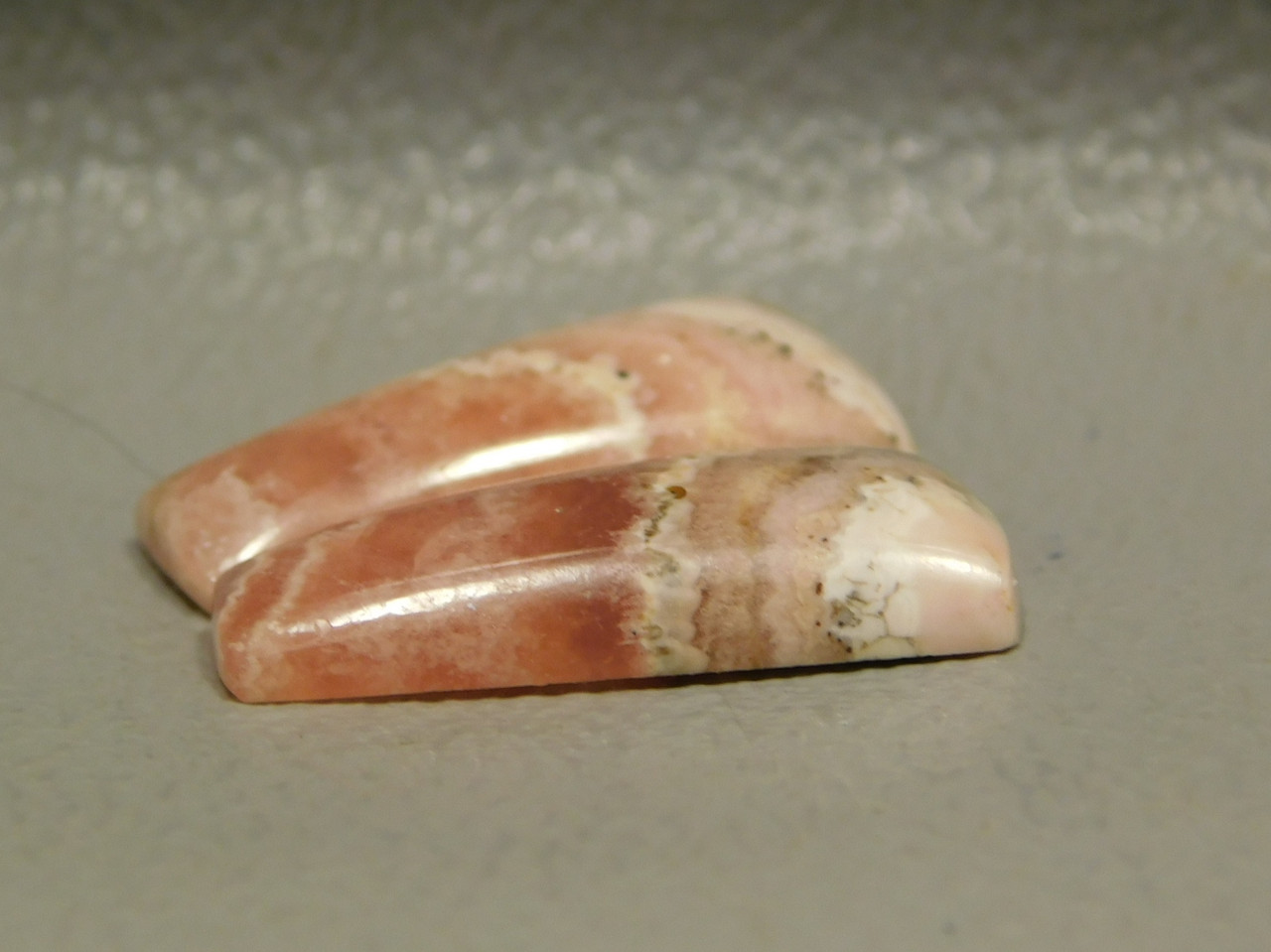 Cabochon Stones Rhodochrosite Small Matched Pairs  for Earrings #17