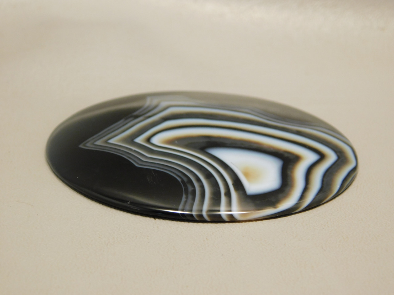 Tuxedo Agate Large Collector Cabochon 78 mm 3 inch Stone #xl3