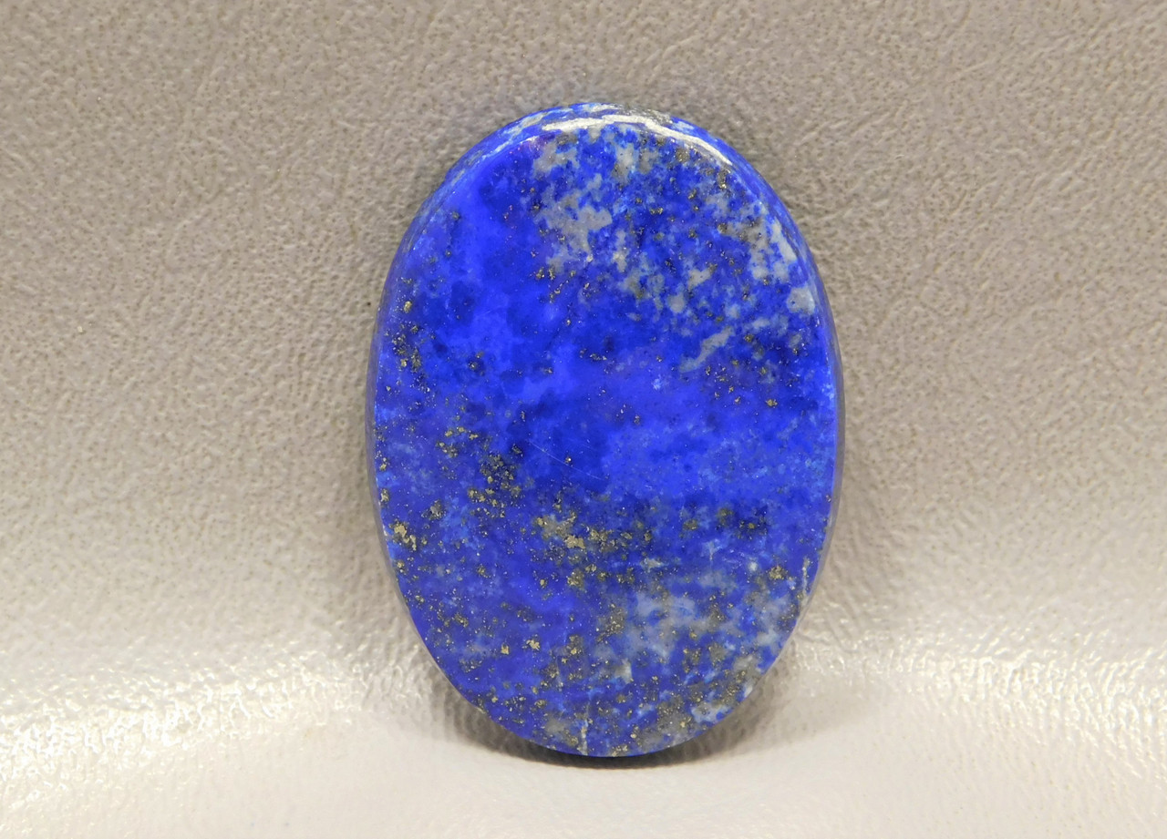 Lapis Semi Precious Gemstone Blue Gold Pyrite Cabochon #10