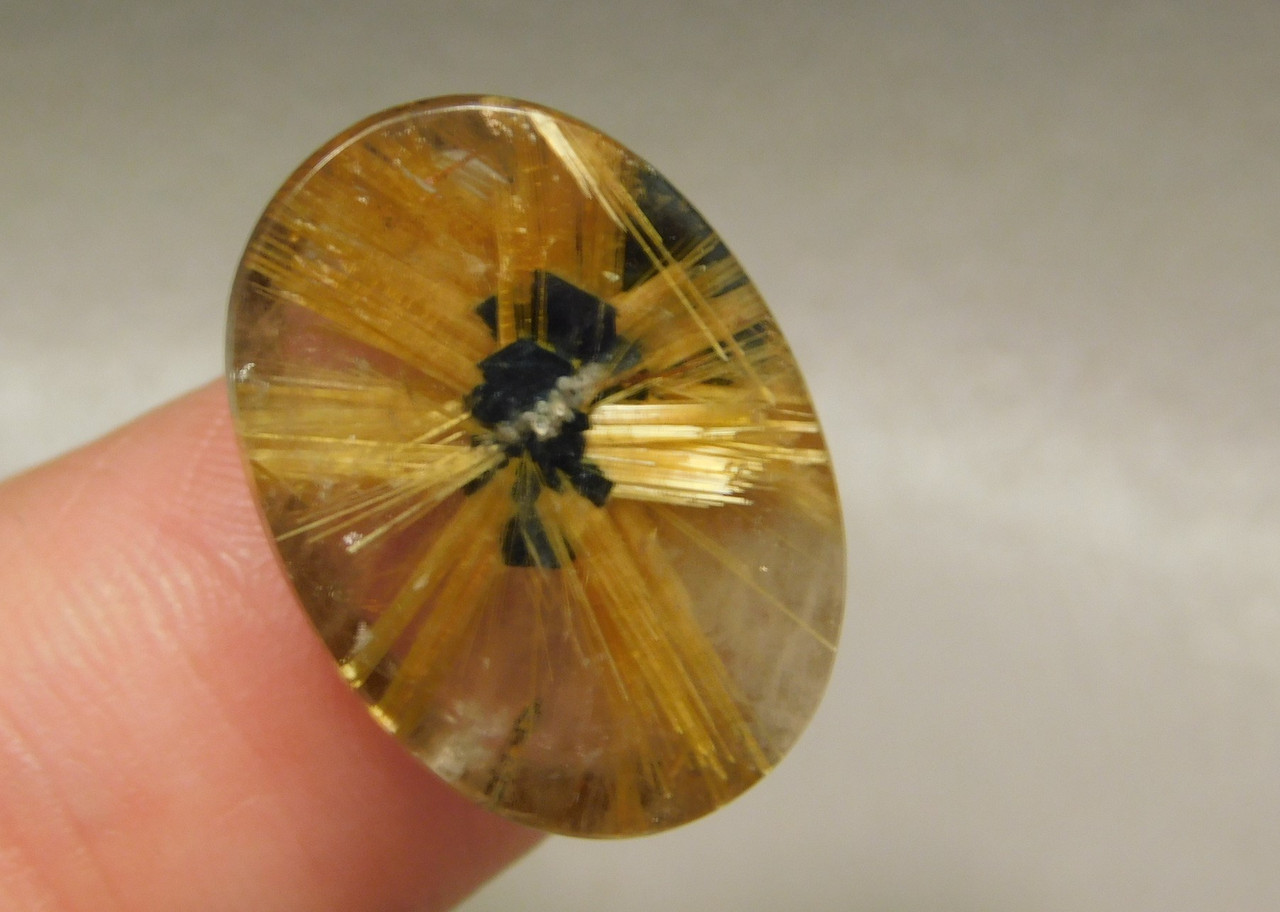 Star Rutile Quartz Rutilated Oval Designer Stone Cabochon #SRQ16