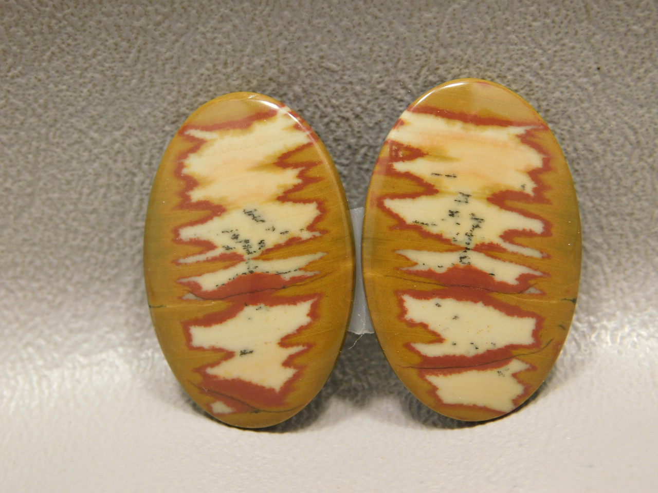 Owyhee Jasper Stone Matched Pair Cabochons #9