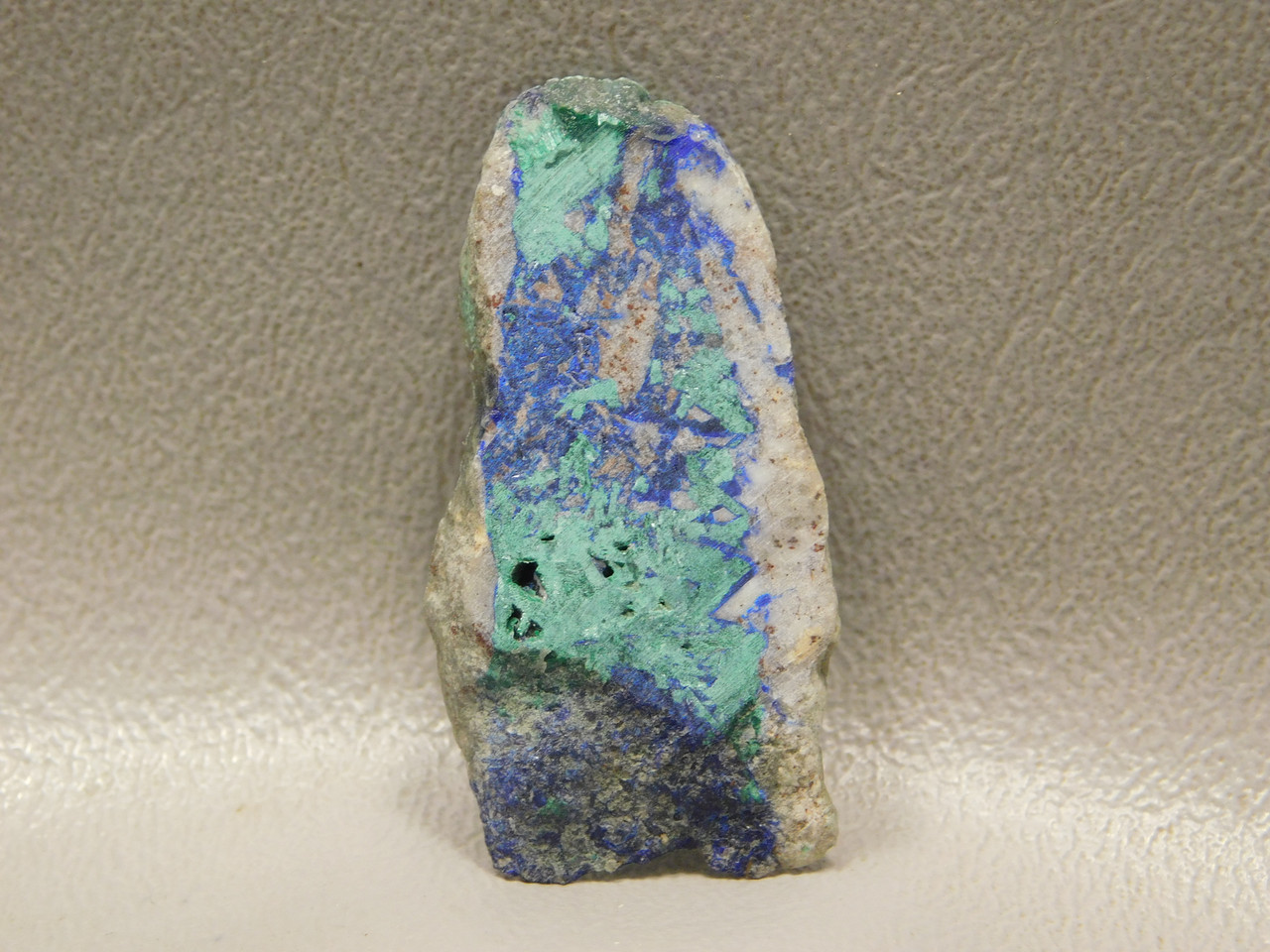 Azurite Malachite Freeform Small Natural Polished Stone Slab #S11