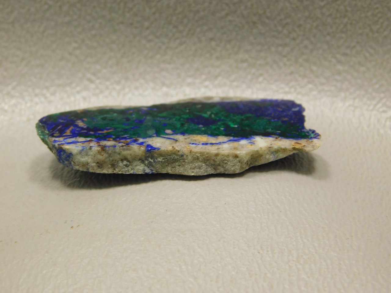 Azurite Malachite Freeform Small Natural Polished Stone Slab #S11