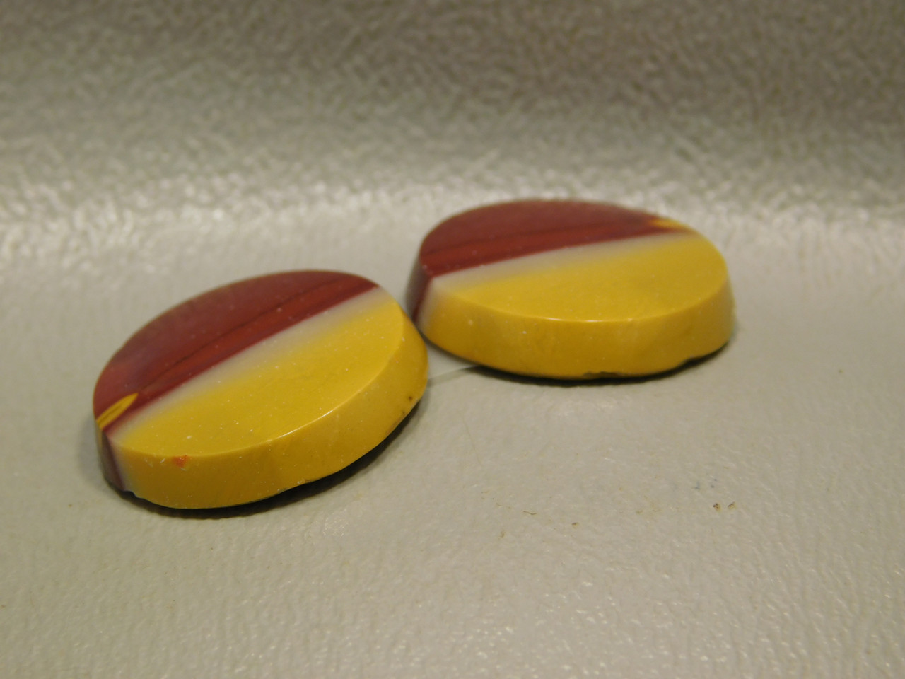 Mookaite Cabochons Mook Jasper Matched Pairs 18 mm Rounds #6