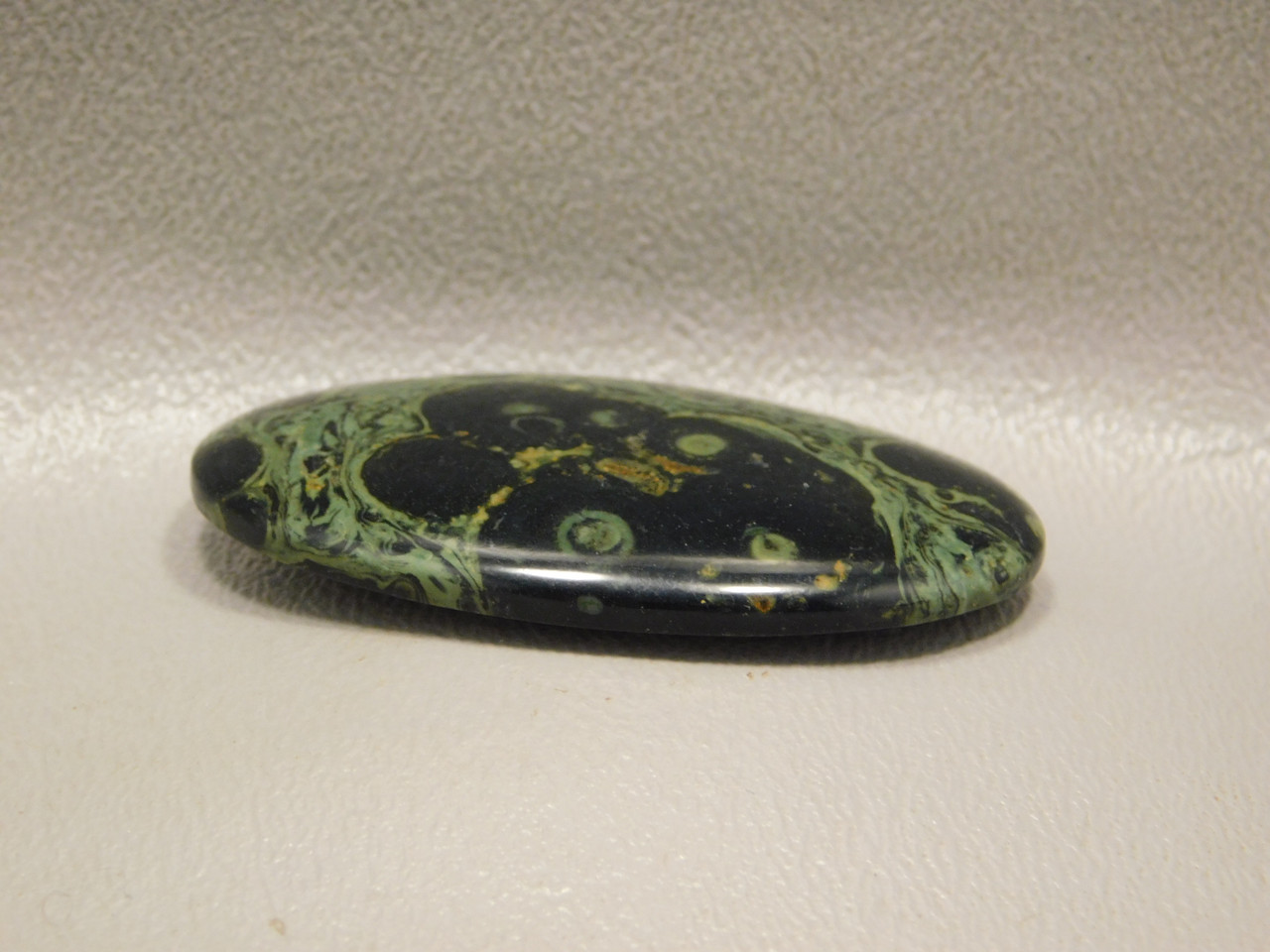 Kambaba Jasper Fossil Green Orb Stone Cabochon #24