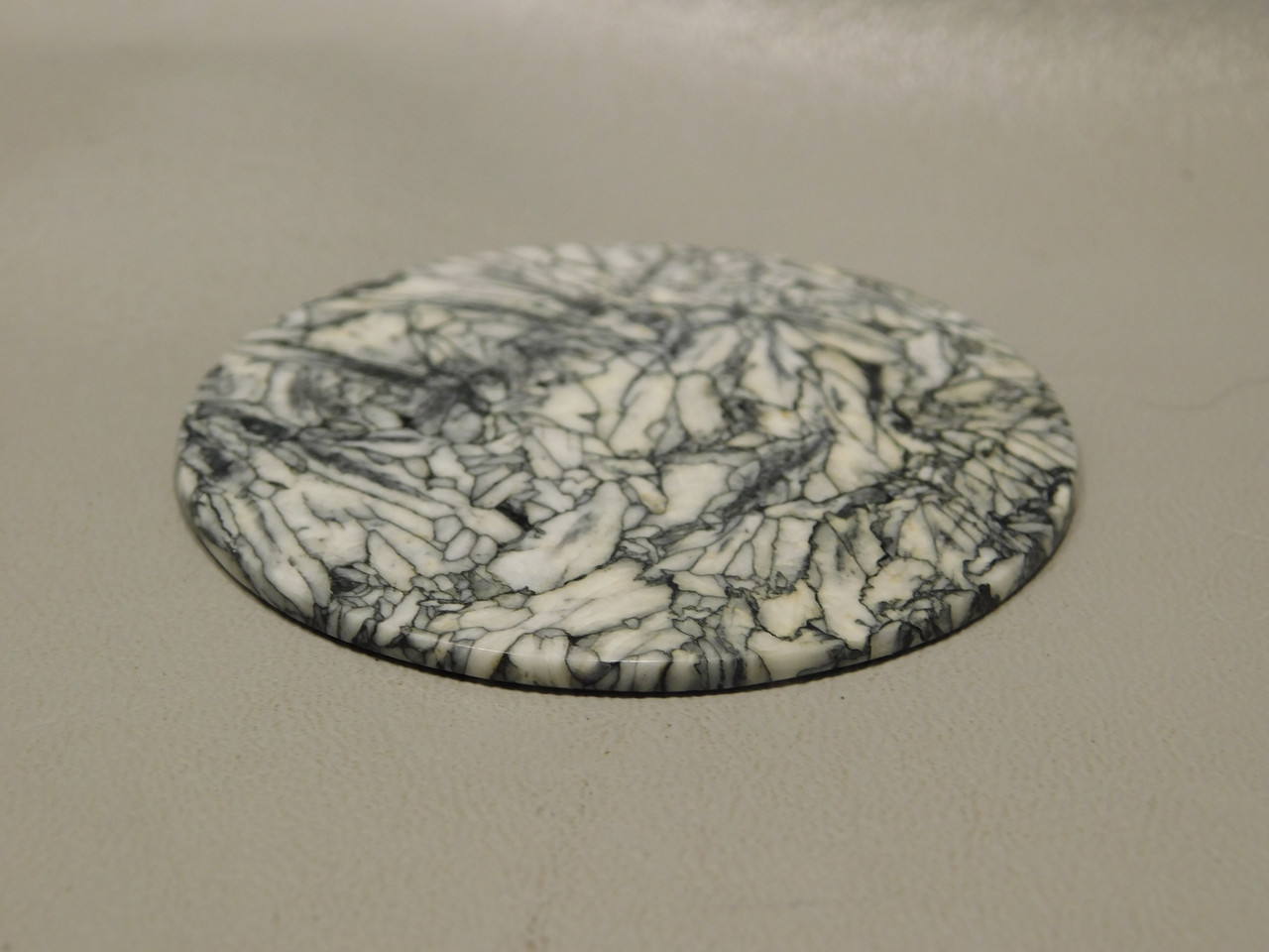 Pinolith Pinolite 2.5 inch Gemstone Large Round 63 mm Cabochon #xl4