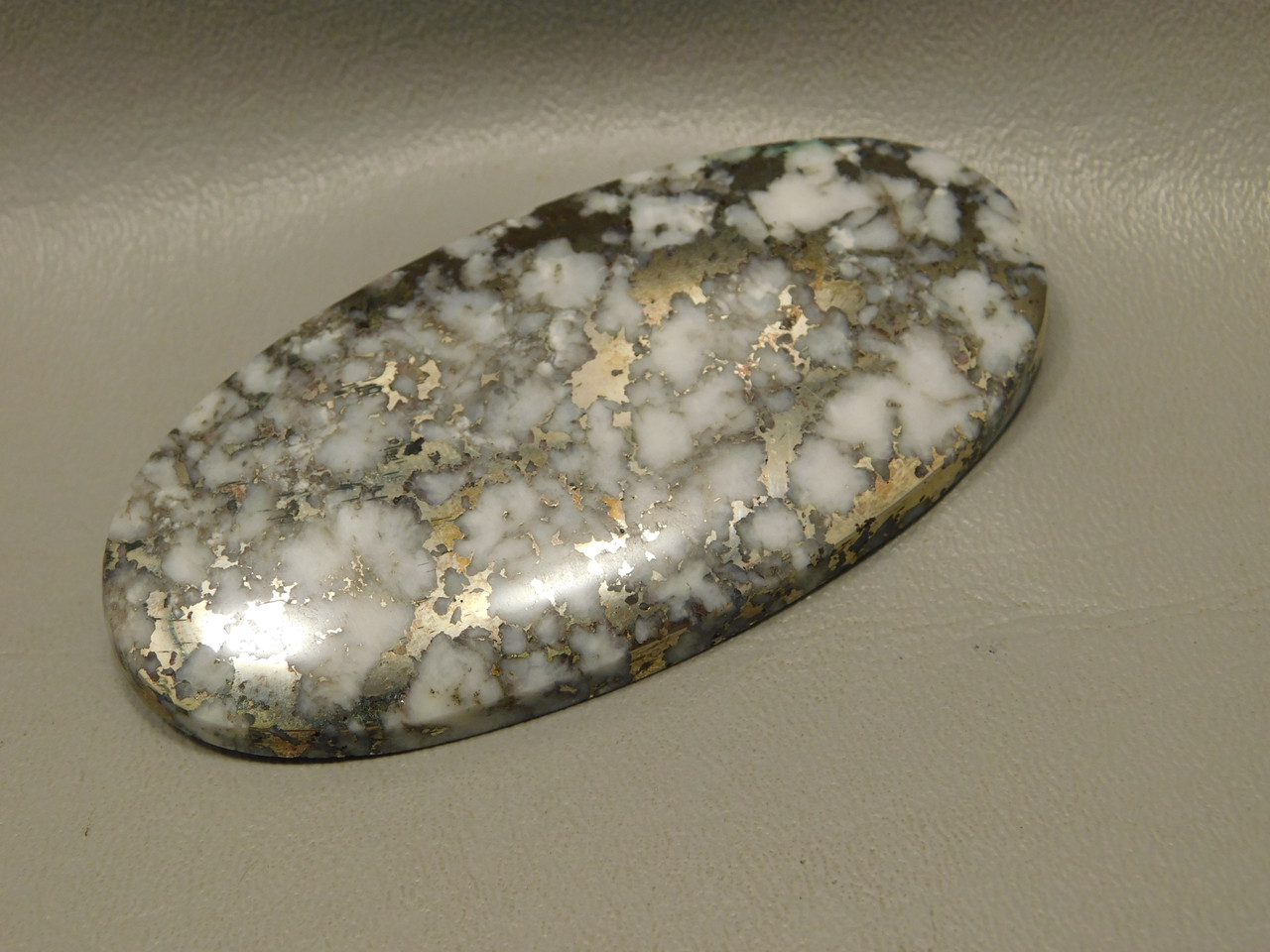 Mohawkite 3.5 inch Large Collector Designer Cabochon Stone #XL2