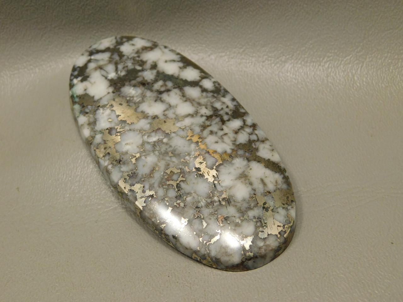 Mohawkite 3.5 inch Large Collector Designer Cabochon Stone #XL2