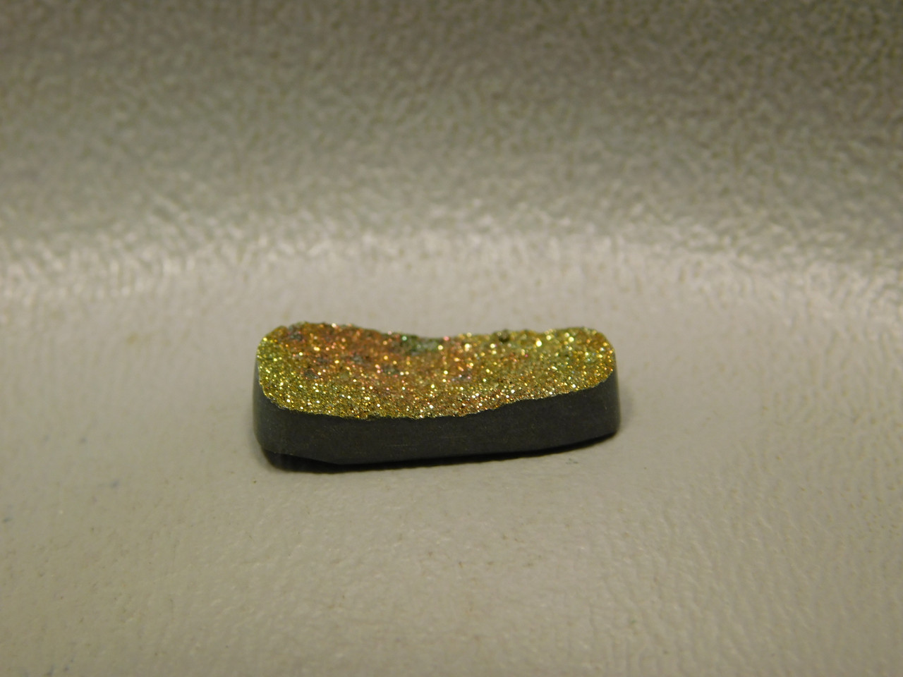 Natural Rainbow Pyrite Druse Stone Cabochon #14