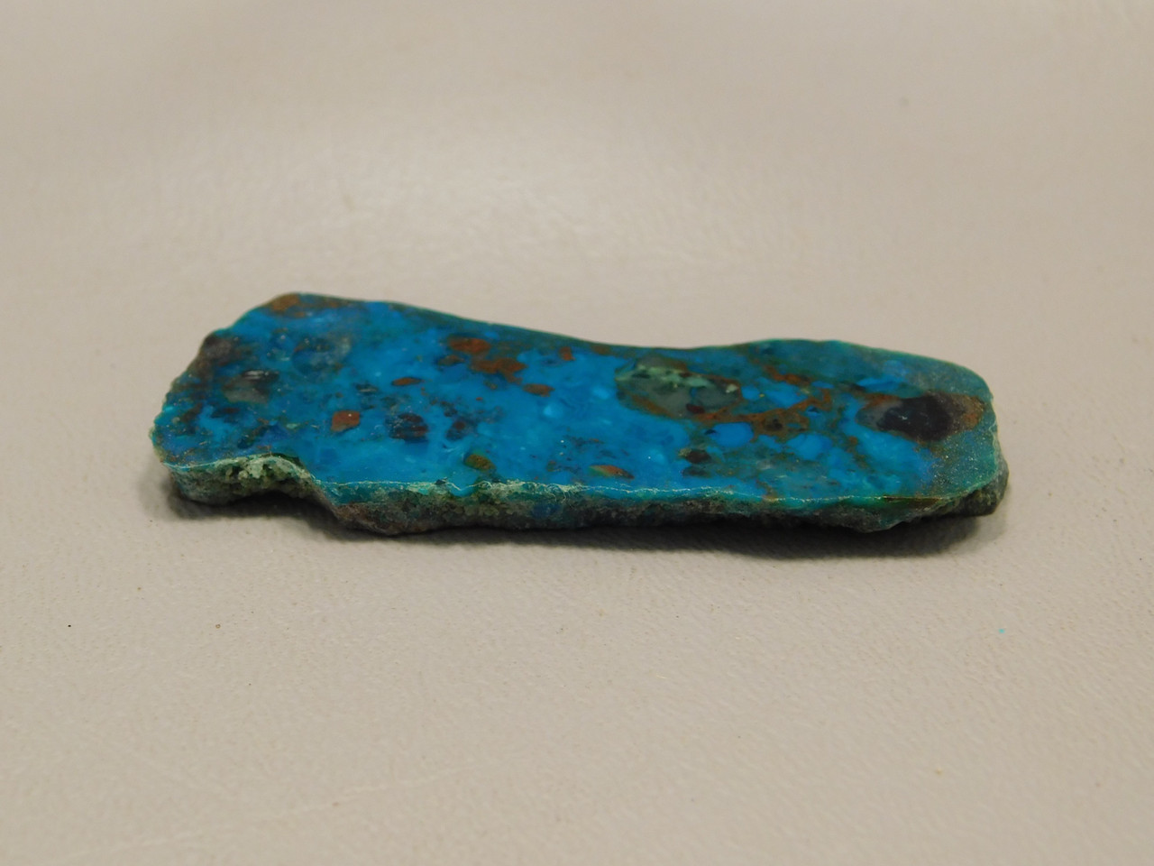 Chrysocolla Malachite Small Polished Slab Natural Stone Arizona #S3