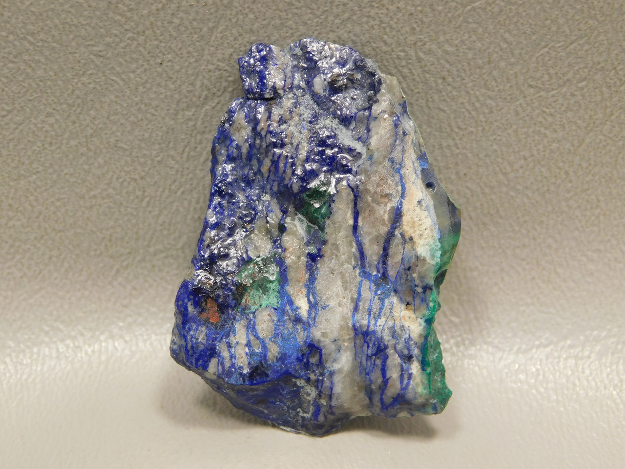 Azurite Malachite Cabochon Natural Shaped Small Polished Stone Slab #S5