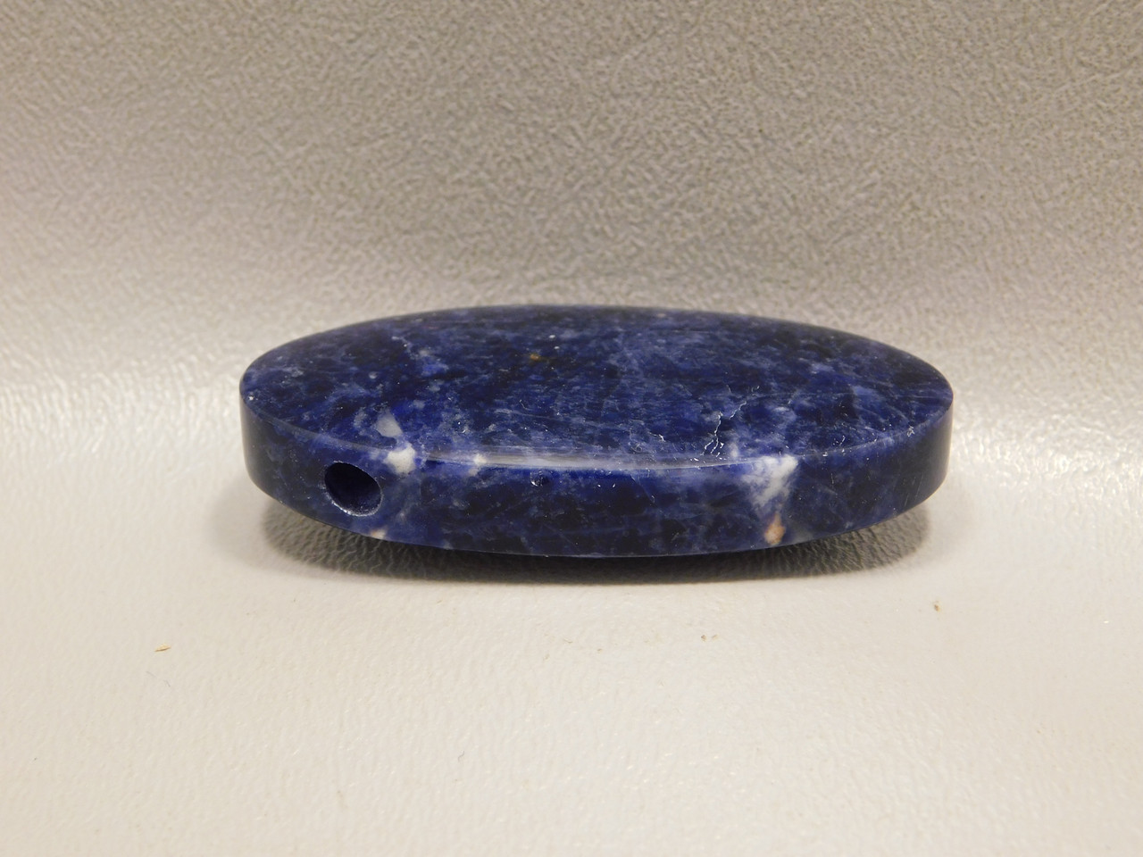 Sodalite Top Drilled Semiprecious Gemstone Blue Bead Pendant #5