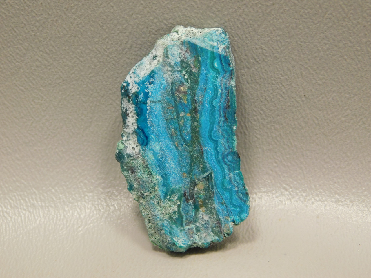 Chrysocolla Malachite Small Polished Freeform Stone Slab #S7