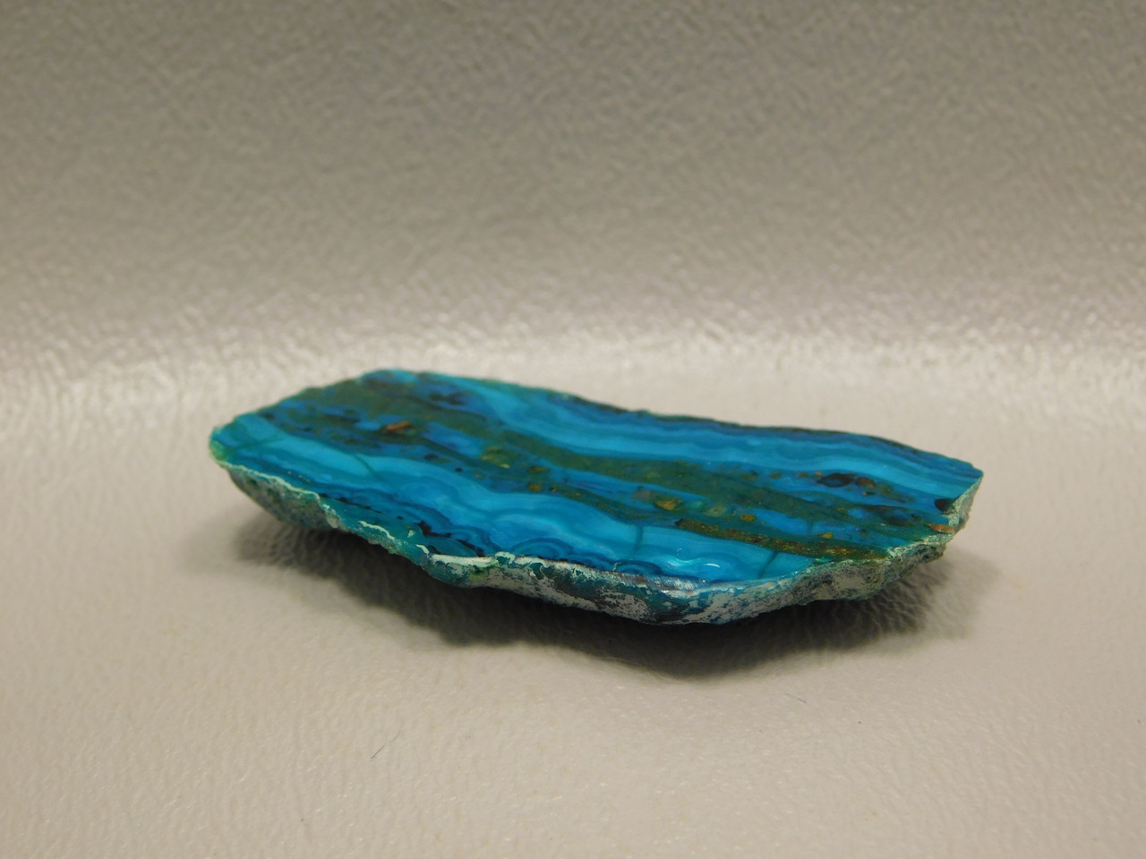 Chrysocolla Malachite Small Polished Freeform Stone Slab #S7