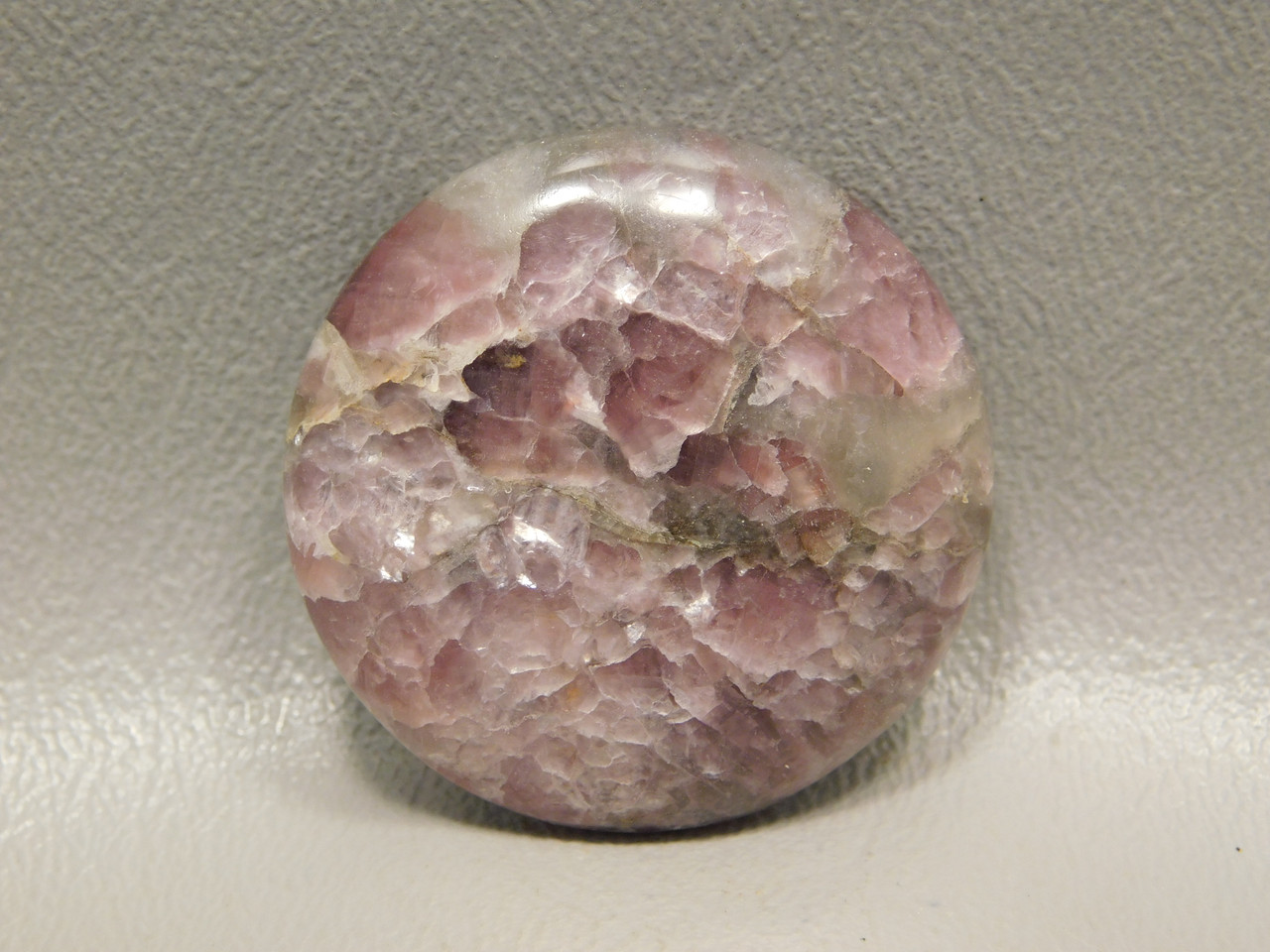 Purple Lepidolite Shimmer 33 mm Round Designer Cabochon #15