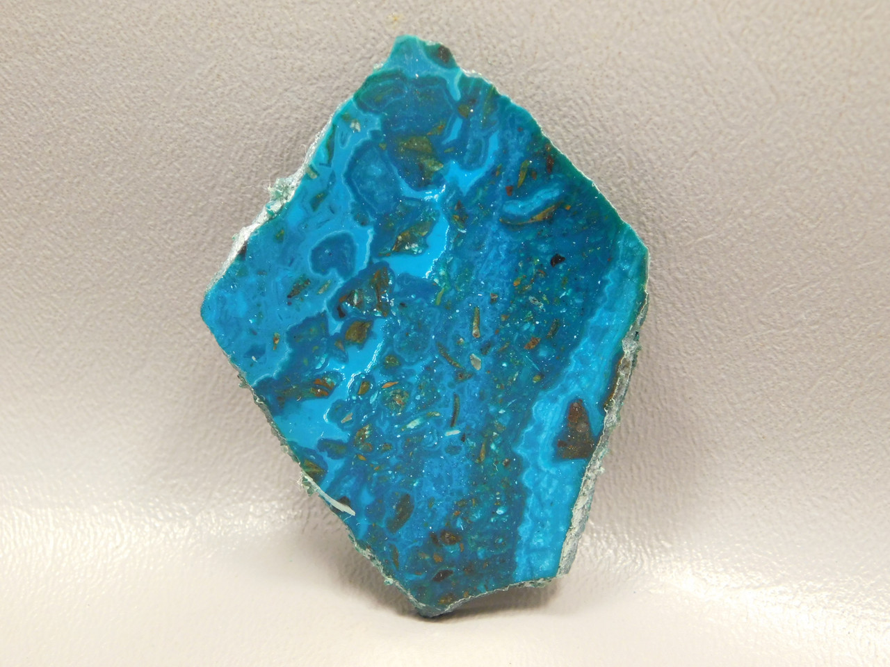 Blue Chrysocolla Small Polished Freeform Slab Cabochon Arizona #S20