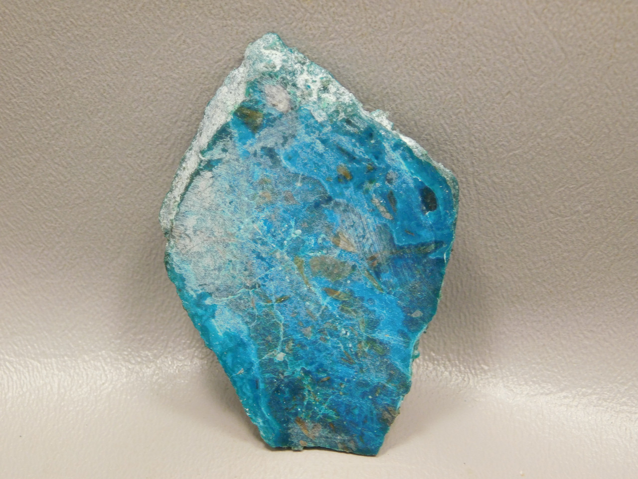 Blue Chrysocolla Small Polished Freeform Slab Cabochon Arizona #S20